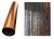 Folia dekoracyjna miedziana na ścianę – metaliczna, efekt miedzi rdzy PASY 10 m²