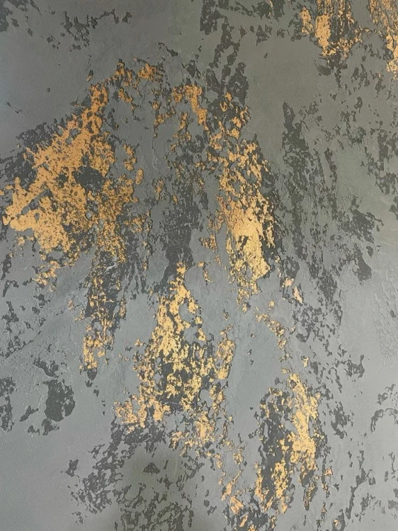 Beton Dekoracyjny Złoty – Metaliczne Wżery | Tynk Zestaw