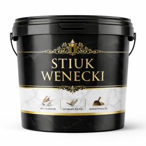 Stiuk Wenecki - kolory ciemne 10m² – Lustrzany Połysk Bez Woskowania | Efekt Marmuru 5 kg