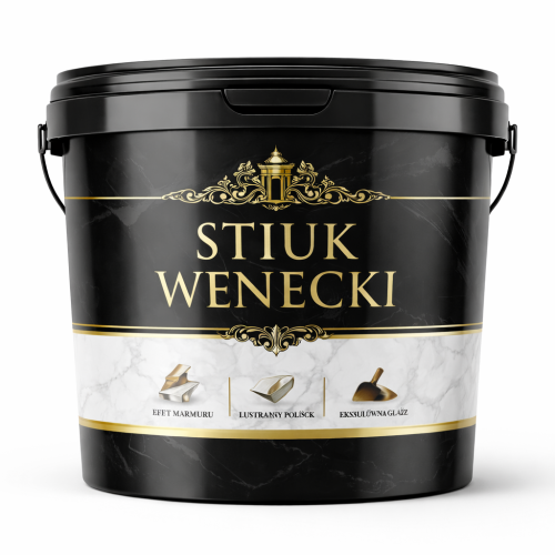 Stiuk Wenecki - kolory ciemne 10m² – Lustrzany Połysk Bez Woskowania | Efekt Marmuru 5 kg