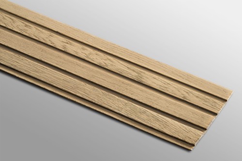 Lamele elewacyjne SAND – imitacja drewna, elastyczne | Zestaw 1 m²