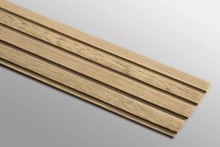 Lamele elewacyjne SAND – imitacja drewna, elastyczne | Zestaw 1 m²