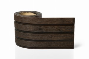 Lamele elewacyjne - WENGE – imitacja drewna, elastyczne | Zestaw 1 m²