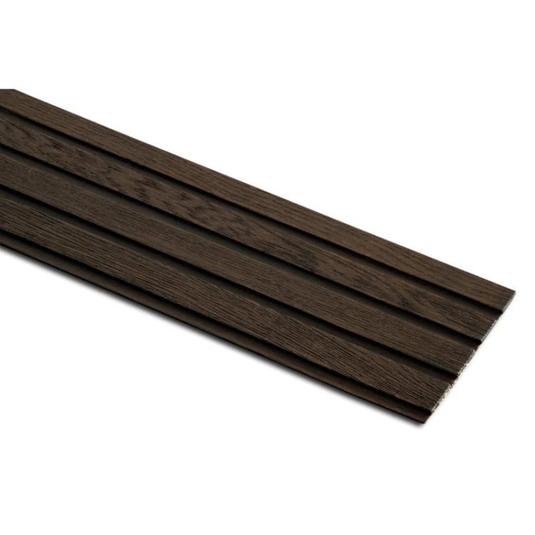 Lamele elewacyjne - WENGE – imitacja drewna, elastyczne | Zestaw 1 m²