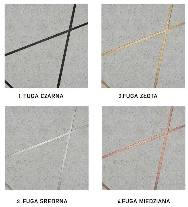 Beton dekoracyjny KING – efekt PASÓW z FUGĄ + taśma | zestaw do 17 m²