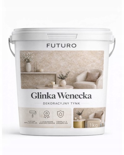 Glinka wenecka 1kg - Efekt Weneckich Przetarć na Ścianę