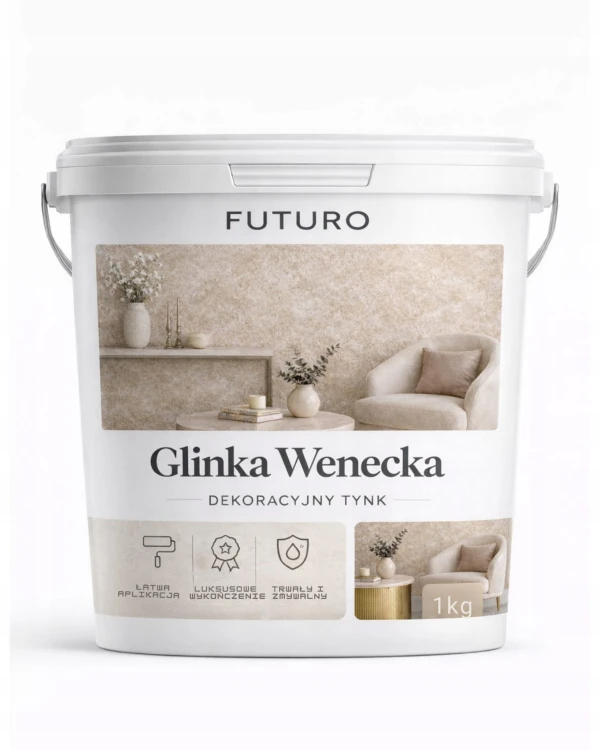 Glinka wenecka 1kg - Efekt Weneckich Przetarć na Ścianę