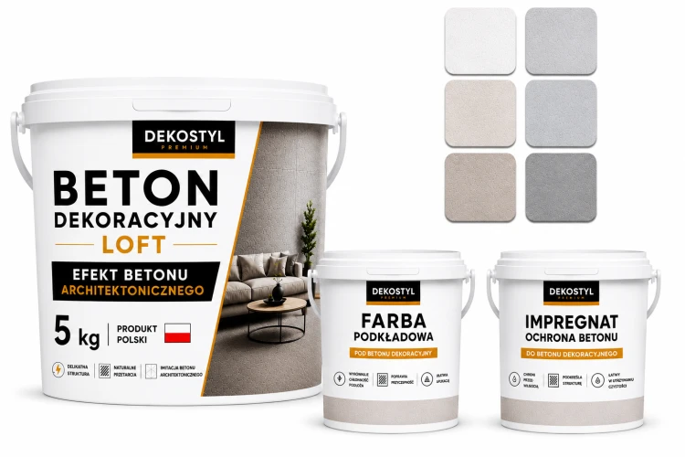 Beton Tynk Architektoniczny PREMIUM - Zestaw do 6 m²